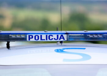 25.07.2017 Droga 74. Policja, wypadek. / Marzena Mąkosa / Radio Kielce
