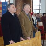 08.03.2020. Ostrowiec Świętokrzyski. Kaziuki Ostrowieckie. Na zdjęciu (od lewej): Andrzej Kryj - poseł PiS i Jarosław Rusiecki - senator PiS / Emilia Sitarska / Radio Kielce