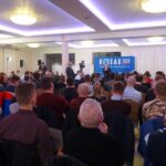 01.03.2020. Ostrowiec Św. Krzysztof Bosak podczas spotkania z mediami i mieszkańcami / Emilia Sitarska / Radio Kielce