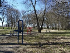 15.03.2020. Ostrowiec Św. Opustoszały park / Emilia Sitarska / Radio Kielce