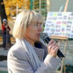 27.10.2015 Kielce. 4LO. Budżet Obywatelski. Otwarcie boisk. Edyta Lato / Stanisław Blinstrub / Radio Kielce