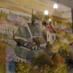 08.03.2020. Pińczów. Wystawa malarstwa Krzysztofa Ciecieląga / Marta Gajda / Radio Kielce