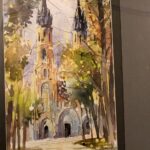 08.03.2020. Pińczów. Wystawa malarstwa Krzysztofa Ciecieląga / Marta Gajda / Radio Kielce