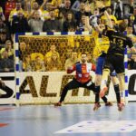 29.02.2020 Kielce. Mecz Ligi Mistrzów PGE Vive Kielce - THW Kiel / Wiktor Taszłow / Radio Kielce