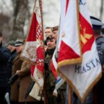 01.03.2020 Kielce. Cmentarz na Piaskach. Obchody Narodowego Dnia Pamięci Żołnierzy Wyklętych / Wiktor Taszłow / Radio Kielce