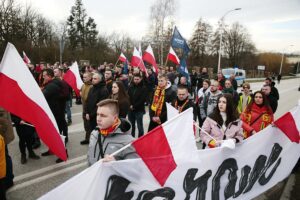 01.03.2020. Kielce. VI Kielecki Marsz Żołnierzy Wyklętych / Wiktor Taszłow / Radio Kielce