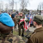 01.03.2020 Kielce. Cmentarz na Piaskach. Obchody Narodowego Dnia Pamięci Żołnierzy Wyklętych / Wiktor Taszłow / Radio Kielce