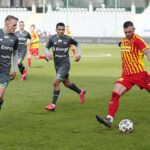 01.03.2020 Kielce. Mecz Korona Kielce - Lecha Gdańsk. Erik Pacinda / Wiktor Taszłow / Radio Kielce