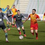 01.03.2020 Kielce. Mecz Korona Kielce - Lecha Gdańsk. Milan Radin / Wiktor Taszłow / Radio Kielce