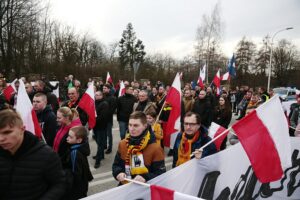 01.03.2020. Kielce. VI Kielecki Marsz Żołnierzy Wyklętych / Wiktor Taszłow / Radio Kielce