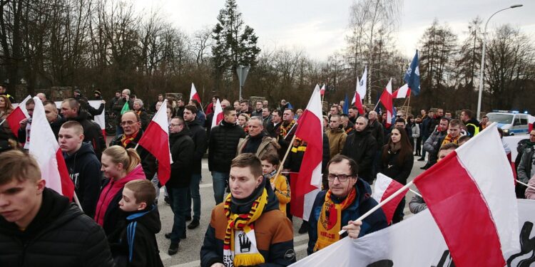 01.03.2020. Kielce. VI Kielecki Marsz Żołnierzy Wyklętych / Wiktor Taszłow / Radio Kielce