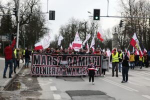 01.03.2020. Kielce. VI Kielecki Marsz Żołnierzy Wyklętych / Wiktor Taszłow / Radio Kielce