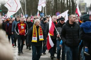 01.03.2020. Kielce. VI Kielecki Marsz Żołnierzy Wyklętych / Wiktor Taszłow / Radio Kielce