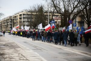 01.03.2020. Kielce. VI Kielecki Marsz Żołnierzy Wyklętych / Wiktor Taszłow / Radio Kielce