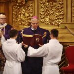 01.03.2020. Kielce. Msza Święta w intencji Żołnierzy Wyklętych. Na zdjęciu: biskup Jan Piotrowski, ordynariusz diecezji kieleckiej / Wiktor Taszłow / Radio Kielce