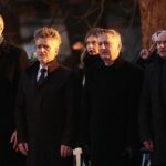 01.03.2020. Kielce. Obchody Narodowego Dnia Pamięci Żołnierzy Wyklętych. Na zdjęciu (od lewej): Bogdan Wenta - prezydent Kielc, Krzysztof Słoń - senator, Zbigniew Koniusz - wojewoda świętokrzyski, Rafał Nowak - wicewojewoda świętokrzyski / Wiktor Taszłow / Radio Kielce