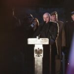 01.03.2020. Kielce. Obchody Narodowego Dnia Pamięci Żołnierzy Wyklętych. Przemawia Rafał Nowak - wicewojewoda świętokrzyski / Wiktor Taszłow / Radio Kielce