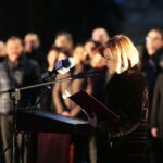 01.03.2020. Kielce. Obchody Narodowego Dnia Pamięci Żołnierzy Wyklętych. Na zdjęciu: Anna Krupka - wicemister sportu / Wiktor Taszłow / Radio Kielce