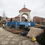 04.03.2020. Wiślica. Modernizacja Muzeum Archeologicznego w Wiślicy / Wiktor Taszłow / Radio Kielce
