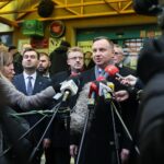 04.03.2020. Końskie. Szpital powiatowy. Wizyta prezydenta RP Andrzeja Dudy / Wiktor Taszłow / Radio Kielce