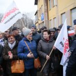 04.03.2020. Końskie. Dworzec kolejowy. Wizyta prezydenta RP Andrzeja Dudy / Wiktor Taszłow / Radio Kielce