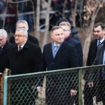 04.03.2020. Końskie. Dworzec kolejowy. Wizyta prezydenta RP Andrzeja Dudy / Wiktor Taszłow / Radio Kielce