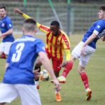 08.03.2020. Kielce. Derby regionu świętokrzyskiego. Korona II Kielce - Wisła Sandomierz / Wiktor Taszłow / Radio Kielce