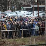 04.03.2020. Końskie. Dworzec kolejowy. Wizyta prezydenta RP Andrzeja Dudy / Wiktor Taszłow / Radio Kielce