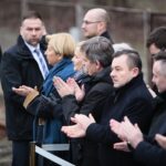 04.03.2020. Końskie. Dworzec kolejowy. Wizyta prezydenta RP Andrzeja Dudy / Wiktor Taszłow / Radio Kielce