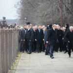 04.03.2020. Końskie. Dworzec kolejowy. Wizyta prezydenta RP Andrzeja Dudy / Wiktor Taszłow / Radio Kielce