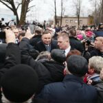 04.03.2020. Końskie. Dworzec kolejowy. Wizyta prezydenta RP Andrzeja Dudy / Wiktor Taszłow / Radio Kielce