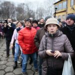 04.03.2020. Końskie. Dworzec kolejowy. Wizyta prezydenta RP Andrzeja Dudy / Wiktor Taszłow / Radio Kielce