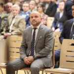 04.03.2020. Kielce. Koncert jubileuszowy z okazji 100 rocznicy obecności posługi Misjonarzy Oblatów Maryi Niepokalanej w Polsce. Na zdjęciu: Mariusz Gosek - poseł / Wiktor Taszłow / Radio Kielce