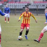 08.03.2020. Kielce. Derby regionu świętokrzyskiego. Korona II Kielce - Wisła Sandomierz / Wiktor Taszłow / Radio Kielce