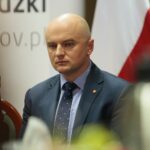 Kielce. 04.11.2019. Konferencja dotycząca obchodów wojewódzkich Narodowego Święta Niepodległości. Na zdjęciu: Rafał Nowak - dyrektor Wzgórza Zamkowego w Kielcach / Wiktor Taszłow / Radio Kielce