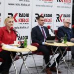 08.03.2020. Radio Kielce. Studio Polityczne. Na zdjęciu (od lewej): Małgorzata Marenin - Nowa Lewica, Dawid Lewicki - partia KORWIN, Edward Rzepka - szef sztabu wyborczego Małgorzaty Kidawy-Błońskiej / Wiktor Taszłow / Radio Kielce