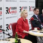 08.03.2020. Radio Kielce. Studio Polityczne. Na zdjęciu (od lewej): Marek Bogusławski - wicemarszałek województwa świętokrzyskiego, Małgorzata Marenin - Nowa Lewica, Dawid Lewicki - partia KORWIN, Edward Rzepka - szef sztabu wyborczego Małgorzaty Kidawy-Błońskiej / Wiktor Taszłow / Radio Kielce