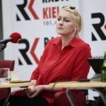 08.03.2020. Radio Kielce. Studio Polityczne. Na zdjęciu:  Małgorzata Marenin - Nowa Lewica / Wiktor Taszłow / Radio Kielce