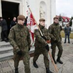 08.03.2020. Bieliny. Obchody 76. rocznicy zamordowania 20 mieszkańców przez hitlerowców / Wiktor Taszłow / Radio Kielce