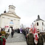08.03.2020. Bieliny. Obchody 76. rocznicy zamordowania 20 mieszkańców przez hitlerowców / Wiktor Taszłow / Radio Kielce