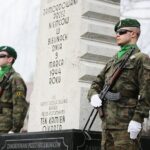 08.03.2020. Bieliny. Obchody 76. rocznicy zamordowania 20 mieszkańców przez hitlerowców / Wiktor Taszłow / Radio Kielce