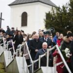 08.03.2020. Bieliny. Obchody 76. rocznicy zamordowania 20 mieszkańców przez hitlerowców / Wiktor Taszłow / Radio Kielce