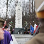 08.03.2020. Bieliny. Obchody 76. rocznicy zamordowania 20 mieszkańców przez hitlerowców / Wiktor Taszłow / Radio Kielce