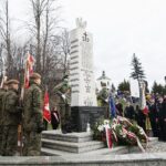 08.03.2020. Bieliny. Obchody 76. rocznicy zamordowania 20 mieszkańców przez hitlerowców / Wiktor Taszłow / Radio Kielce