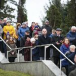 08.03.2020. Bieliny. Obchody 76. rocznicy zamordowania 20 mieszkańców przez hitlerowców / Wiktor Taszłow / Radio Kielce