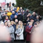 08.03.2020. Bieliny. Obchody 76. rocznicy zamordowania 20 mieszkańców przez hitlerowców / Wiktor Taszłow / Radio Kielce