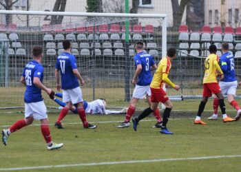 08.03.2020. Kielce. Derby regionu świętokrzyskiego. Korona II Kielce - Wisła Sandomierz / Wiktor Taszłow / Radio Kielce