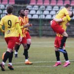 08.03.2020. Kielce. Derby regionu świętokrzyskiego. Korona II Kielce - Wisła Sandomierz / Wiktor Taszłow / Radio Kielce