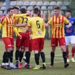 08.03.2020. Kielce. Derby regionu świętokrzyskiego. Korona II Kielce - Wisła Sandomierz / Wiktor Taszłow / Radio Kielce