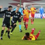 09.03.2020. Kielce. 26. kolejka PKO Ekstraklasy: Korona Kielce - ŁKS Łódź / Wiktor Taszłow / Radio Kielce